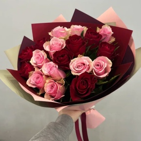 Букет "Вечность" из 17 роз кения (40 см) в Рошале