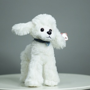 Плюшевый пудель белый (25 см) в Рошале