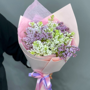 Букет из 11 веток сирени микс в Рошале