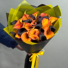 Букет "Карамель" из 29 калл в Рошале