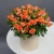 Композиция в шляпной коробке из оранжевых кустовых роз в Рошале Композиция в шляпной коробке из оранжевых кустовых роз в Рошале