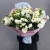 Букет "Изысканность" из 31 белой эустомы в Рошале Букет "Изысканность" из 31 белой эустомы в Рошале
