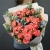 Букет "Фортуна" из коралловых роз и оксипеталума в Рошале Букет "Фортуна" из коралловых роз и оксипеталума в Рошале