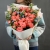 Букет "Фортуна" из коралловых роз и оксипеталума в Рошале Букет "Фортуна" из коралловых роз и оксипеталума в Рошале