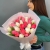 Букет из 25 кораллово-белых тюльпанов в Рошале
