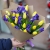 Букет из ирисов и тюльпанов в Рошале